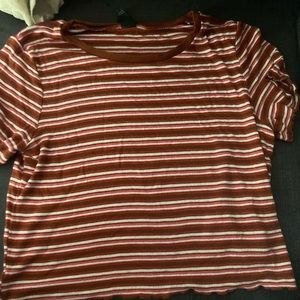 Striped , Shrivel Crop top